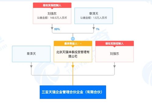 劉強東章澤天攜手創立天強企業，三亞合伙公司布局信息技術新賽道